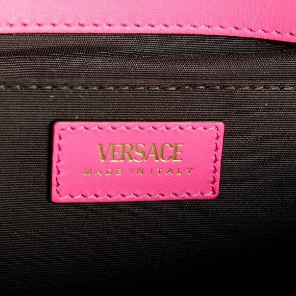 Versace Women's Wool Lurex Jacquard Gold Medusa Quilted Handbag Shoulder Bag - Picture 7 of 8